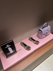 The Row Leather Ballet Flats Gold