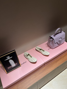 The Row Leather Ballet Flats White