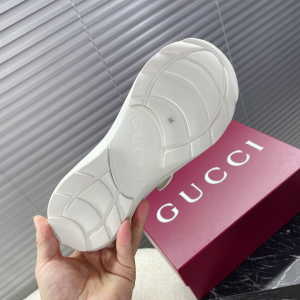 Gucci Rhyton Leather Sneakers