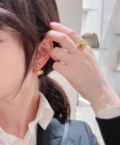 Dior Tribales Antique Gold Earrings