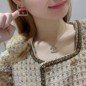 Chanel CC Logo Stud Earrings