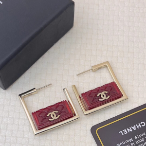 Chanel CC Logo Stud Earrings