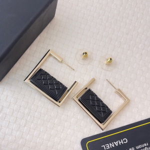 Chanel CC Logo Stud Earrings