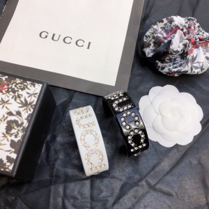 Gucci Resin Crystal Cuff Bracelets