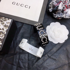 Gucci Resin Crystal Cuff Bracelets