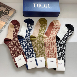 Dior Oblique Knitted Socks
