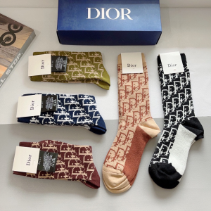 Dior Oblique Knitted Socks