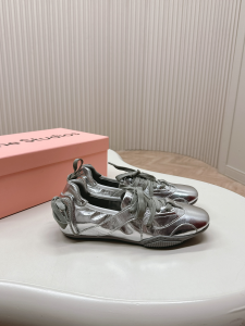 ACNE STUDIOS Low top Silver Metallic Leather sneakers ACNE STUDIOS Low top Silver Metallic Leather sneakers