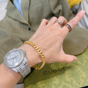 Gucci Yellow Gold GG Chain Bracelet