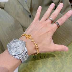 Gucci Yellow Gold GG Chain Bracelet