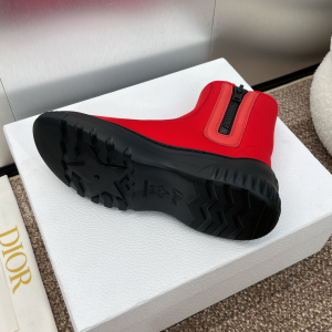 Dior Red Ankle Boot
