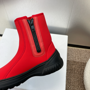 Dior Red Ankle Boot