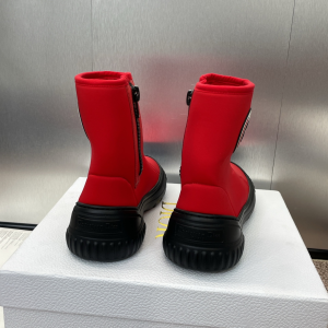Dior Red Ankle Boot