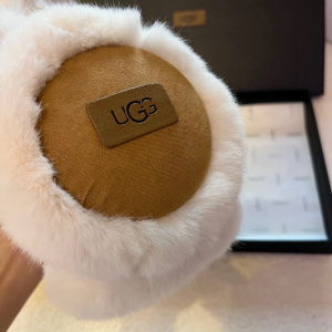 UGG White Shearling Ear Muffs
