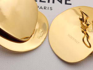 Celine Petale Yellow Gold Earrings