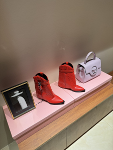 Givenchy Shark Lock Red Leather Ankle Boot Givenchy Shark Lock Red Leather Ankle Boot