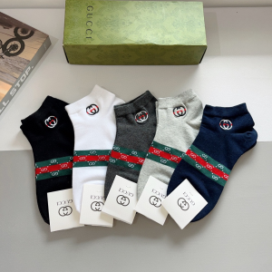 Gucci Interlocking G Knitted Cotton Socks