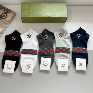 Gucci Interlocking G Knitted Cotton Socks