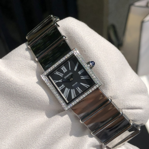 Chanel Vintage 1989 Mademoiselle Steel Diamonds Dress Watch 23x23x6MM Chanel Vintage 1989 Mademoiselle Steel Diamonds Dress Watch 23x23x6MM