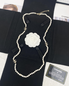 Chanel Vintage CC Pearls Necklaces