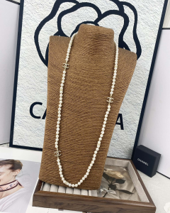 Chanel Vintage CC Pearls Necklaces