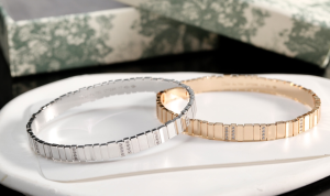 Dior Gem Bangle Bracelet with Diamonds