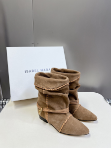 Isabel Marant Light Brown Suede Leather Edrika Low Heels Ankle Boots Isabel Marant Light Brown Suede Leather Edrika Low Heels Ankle Boots