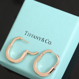 Tiffany Lock Earrings Rose Gold