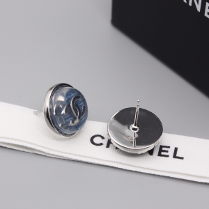 Chanel CC Logo Around Earrings