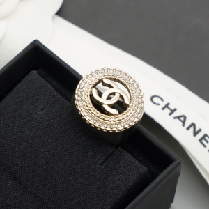 Chanel CC Logo Gold Metal Rings