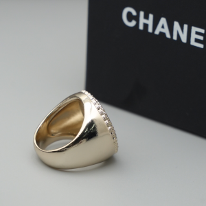Chanel CC Logo Gold Metal Rings