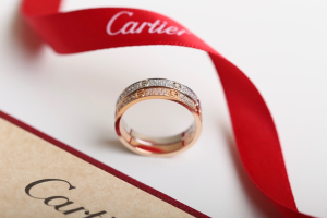 Cartier Love Diamonds Wedding Rings
