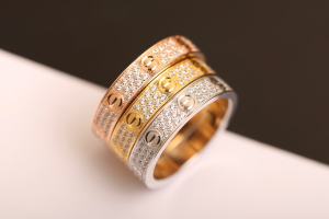 Cartier Love Diamonds Wedding Rings