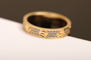 Cartier Love Diamonds Wedding Rings