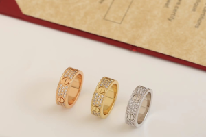 Cartier Love Diamonds Wedding Rings