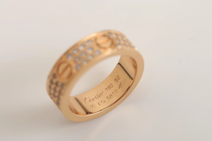 Cartier Love Diamonds Wedding Rings