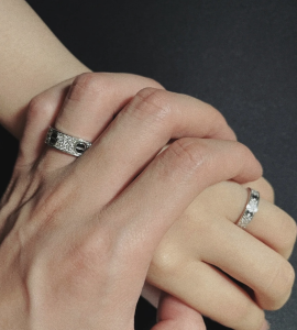 Cartier Love Diamonds Wedding Rings