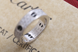 Cartier Love Diamonds Wedding Rings