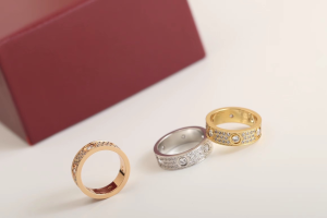 Cartier Love Diamonds Wedding Rings