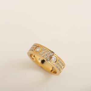 Cartier Love Diamonds Wedding Rings