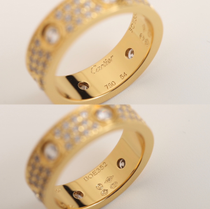 Cartier Love Diamonds Wedding Rings