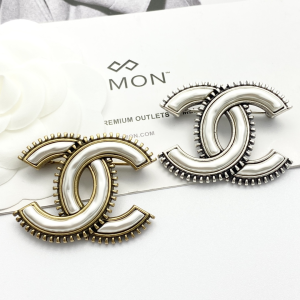 Chanel CC Logo Brooch