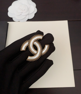 Chanel CC Logo Brooch