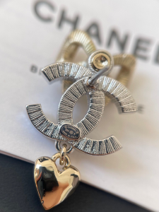 Chanel CC Logo Bowknot Earrings