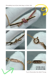 Tiffany Knot Diamonds Pendant Necklaces