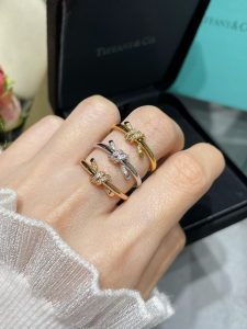 Tiffany Knot Diamonds Rings