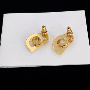 Dior CD Lock Drop Earrings