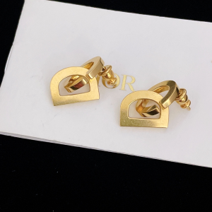 Dior CD Lock Drop Earrings