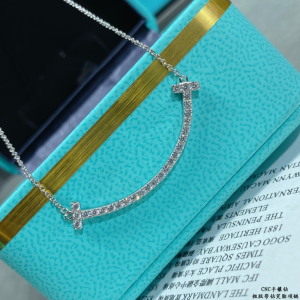 Tiffany T Smile Diamonds Pendant Necklaces