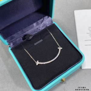 Tiffany T Smile Diamonds Pendant Necklaces
